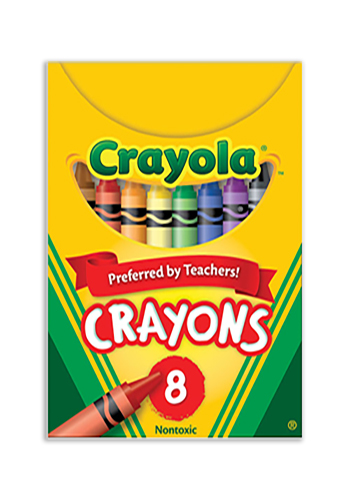0006611 Crayons 8 Assorted